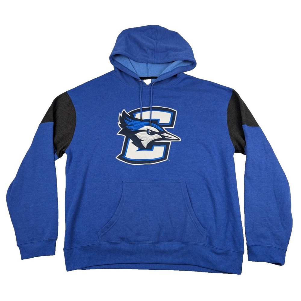Captivating Apparel Creighton Blue Jays Logo Hoodie Size XXL Royal Blue 2XL